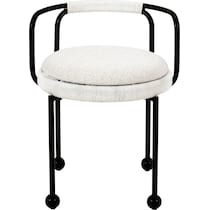 harwich white outdoor dining chair   
