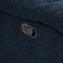 havana blue manual reclining sofa   