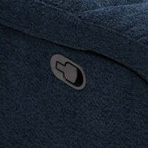 havana blue manual reclining sofa   