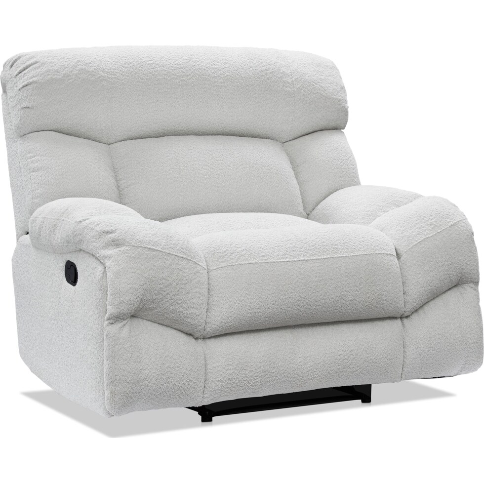 havana gray manual recliner   