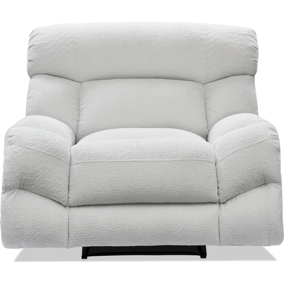 havana gray manual recliner   