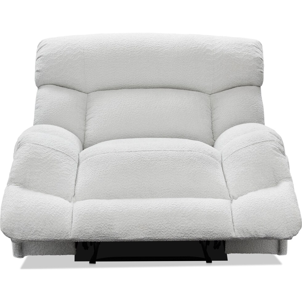 havana gray manual recliner   