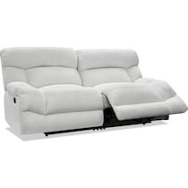 havana gray manual reclining sofa   