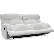 havana gray manual reclining sofa   