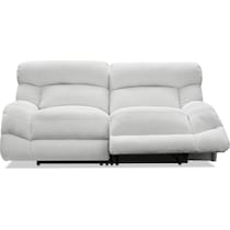 havana gray manual reclining sofa   