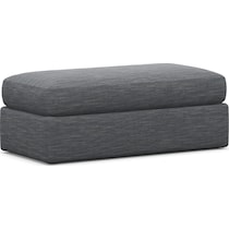 haven blue ottoman   