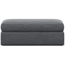 haven blue ottoman   