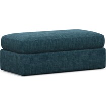 haven blue ottoman   