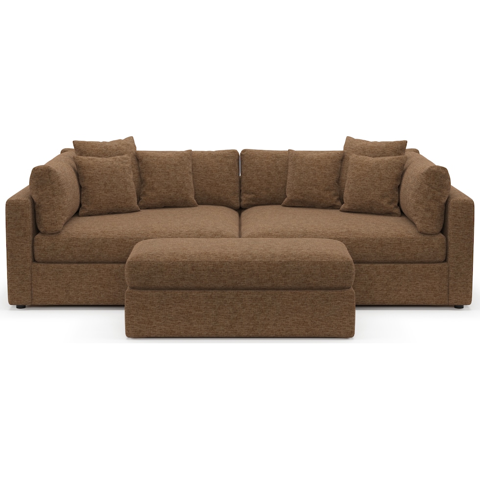 haven dark brown sofa   