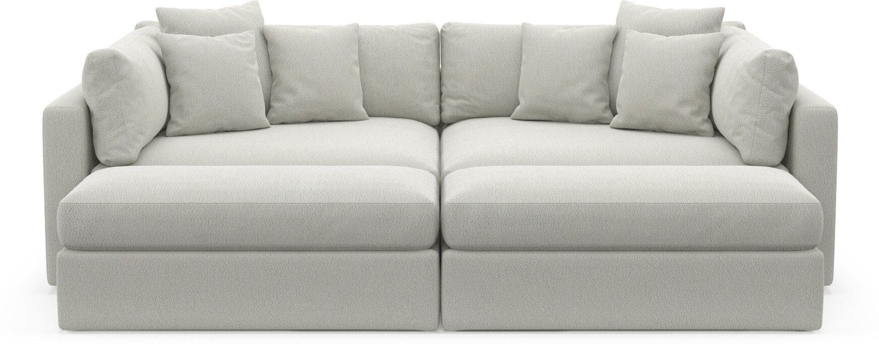 オットマン・スツール DIVANCO OTTOMAN Light gray Ottomans | Furniture Depot, Cuyahoga Falls, OH