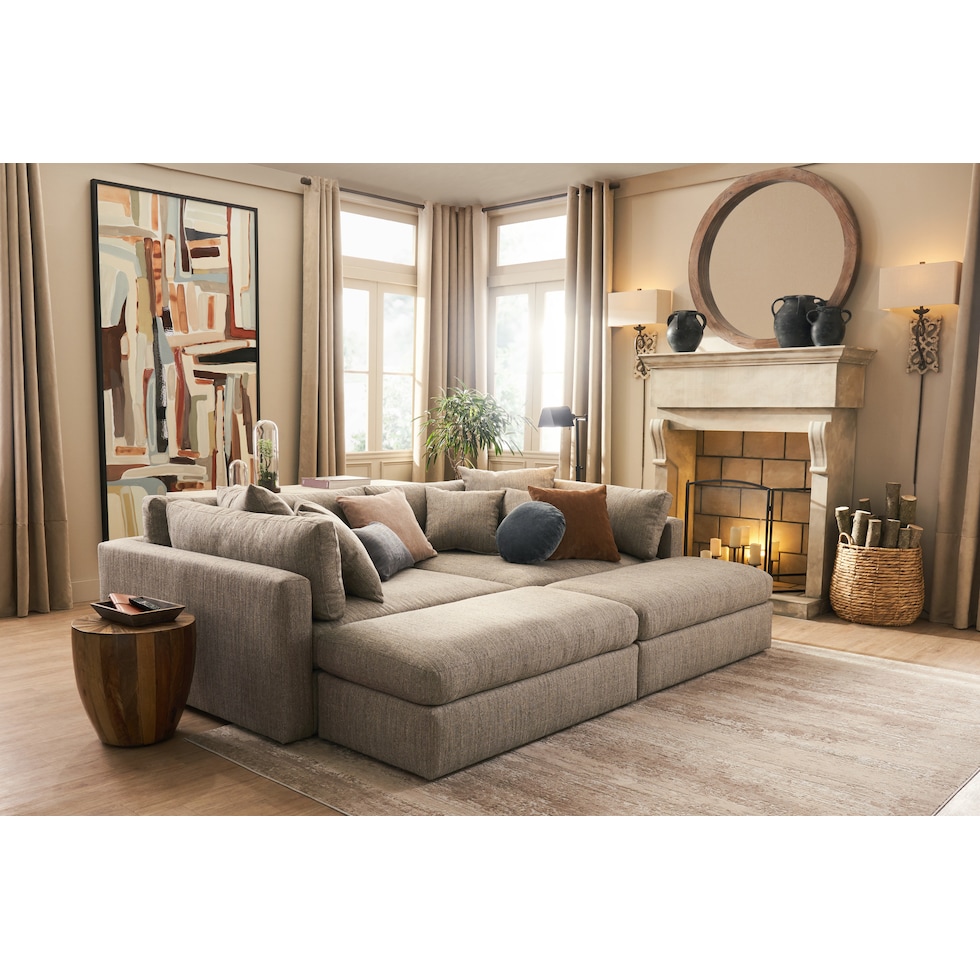 haven gray  pc living room   