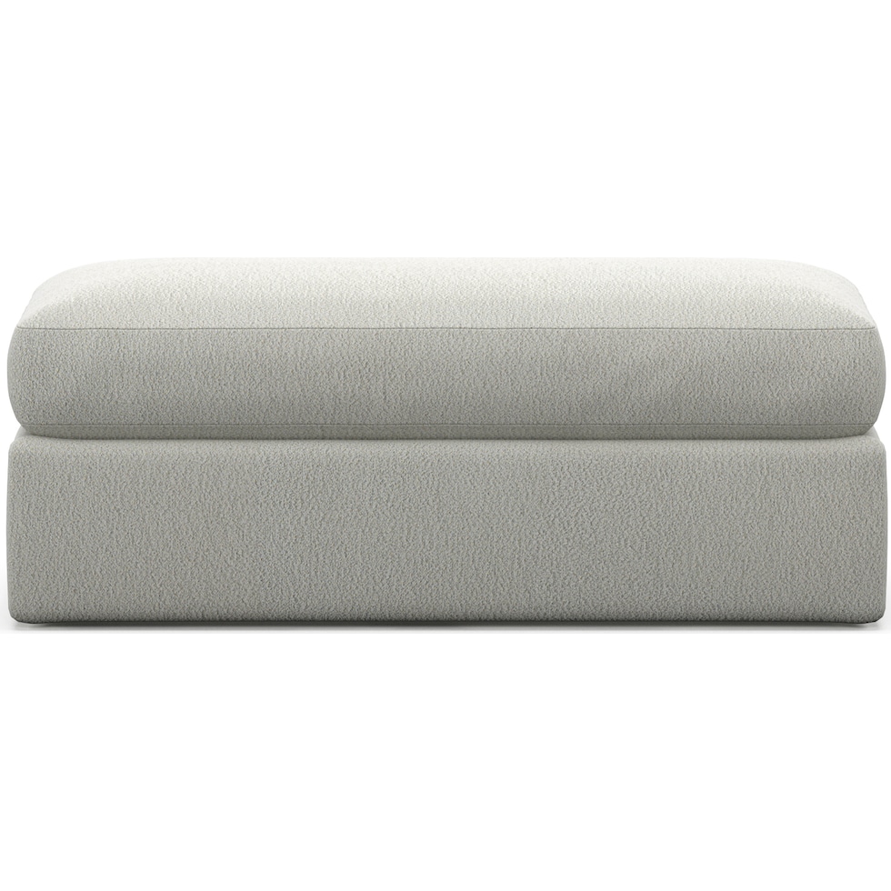 haven gray ottoman   