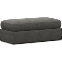 haven gray ottoman   