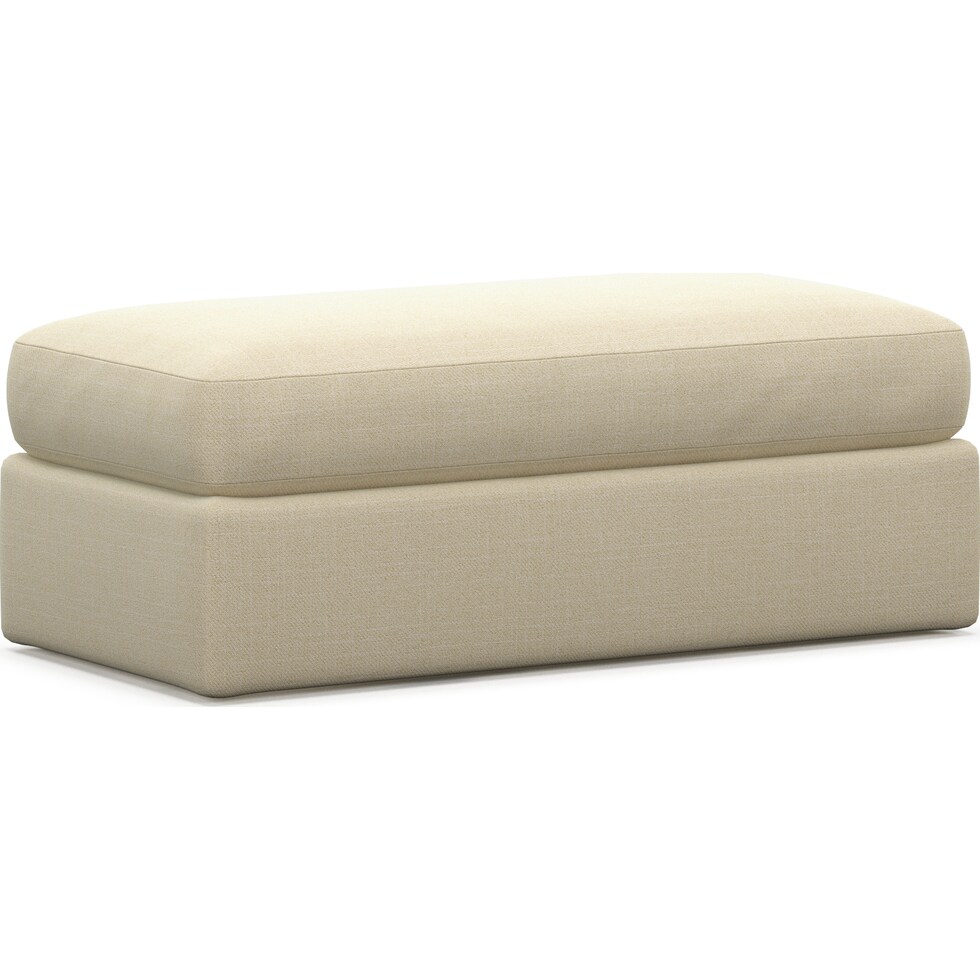 haven light brown ottoman   