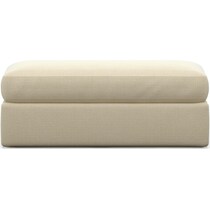 haven light brown ottoman   