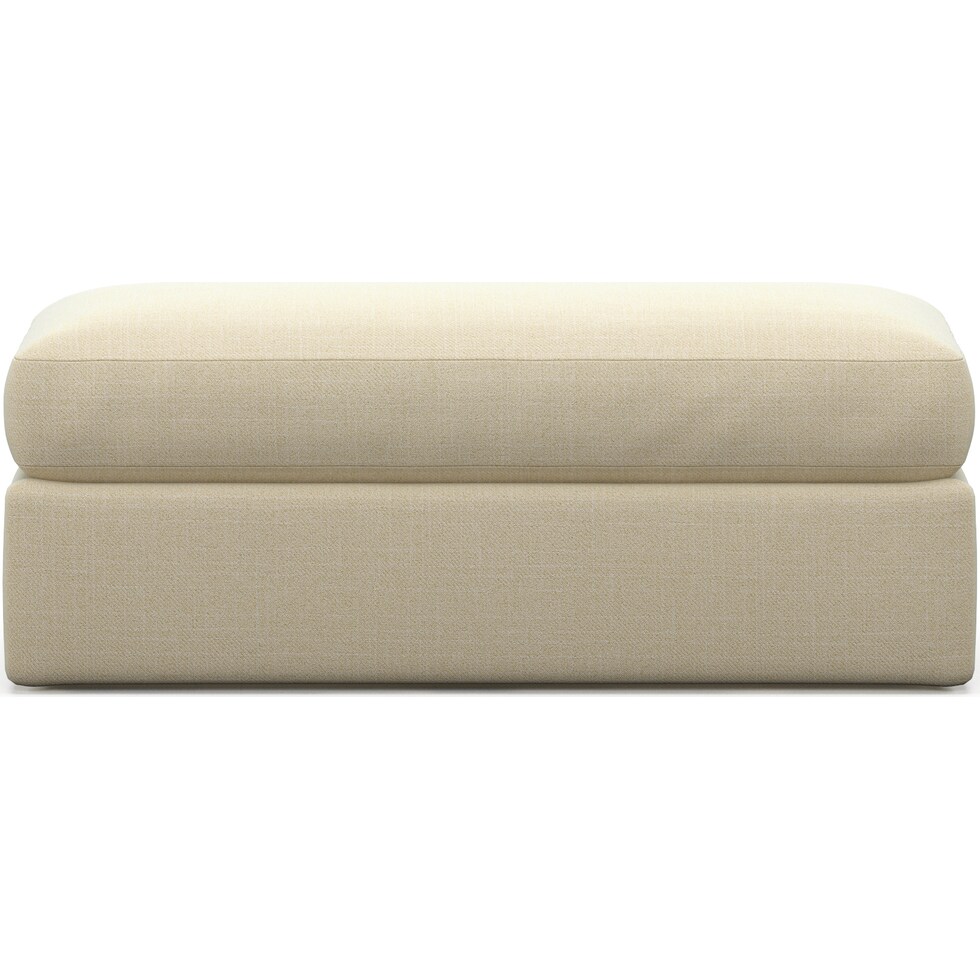haven light brown ottoman   