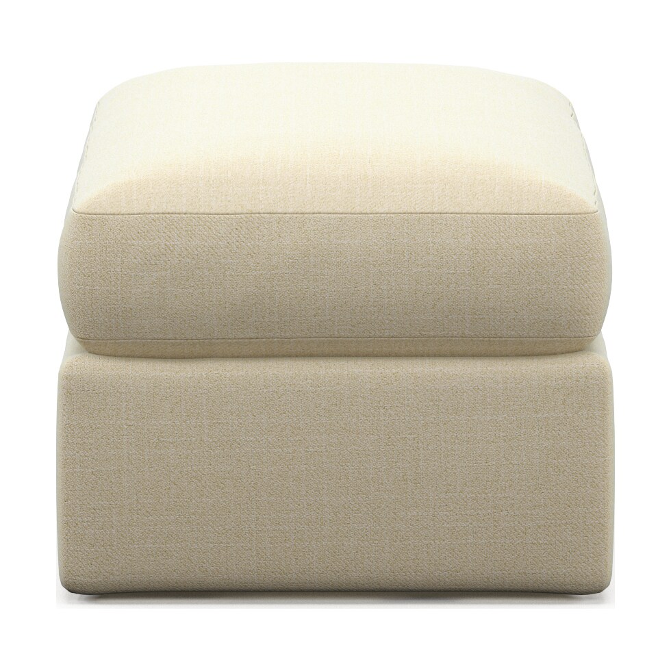 haven light brown ottoman   