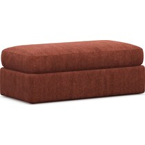 haven orange ottoman