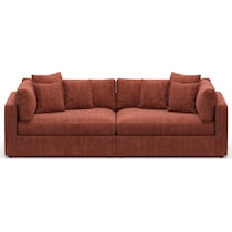 haven orange sofa   