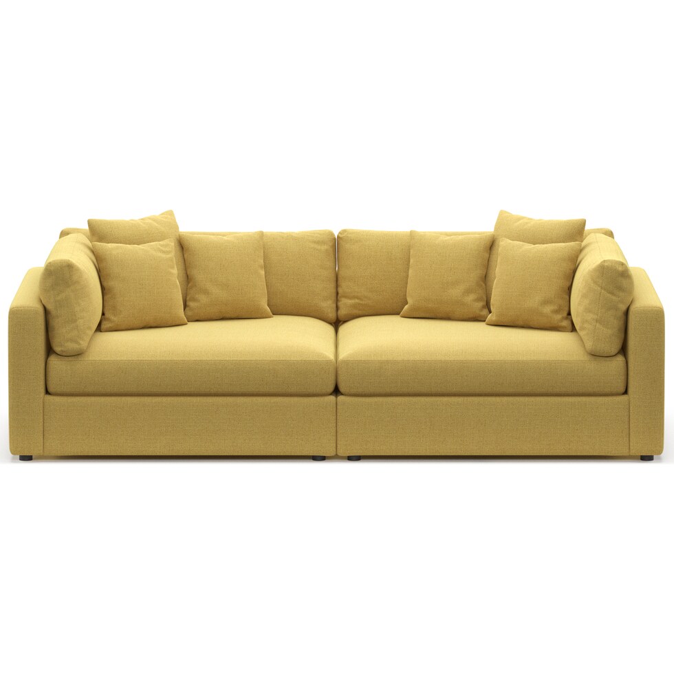 haven yellow sofa   