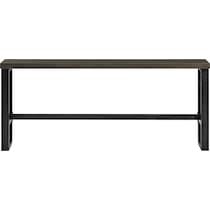 hawkford gray adjustable bar table   