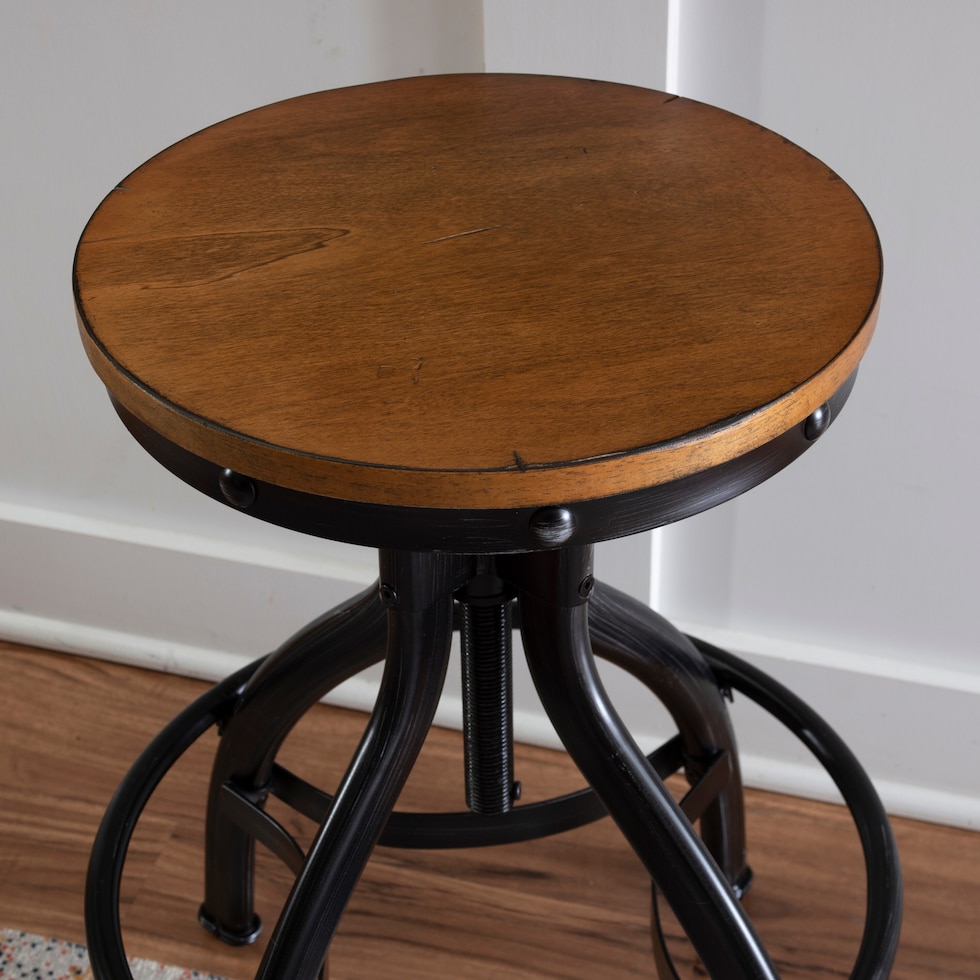 hawkford gray bar stool   