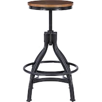 hawkford gray bar stool   