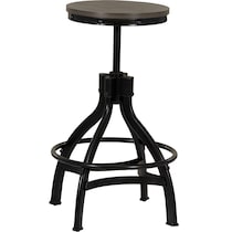 hawkford gray bar stool   