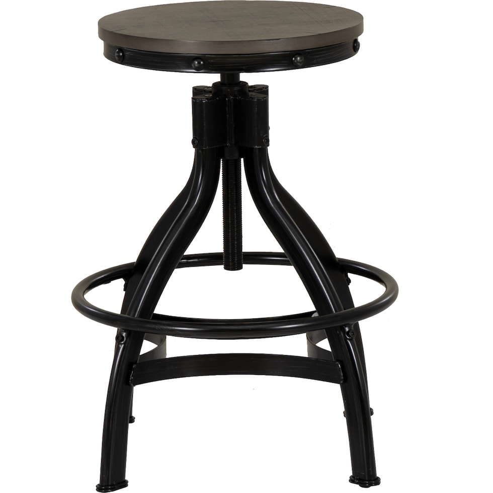 hawkford gray bar stool   