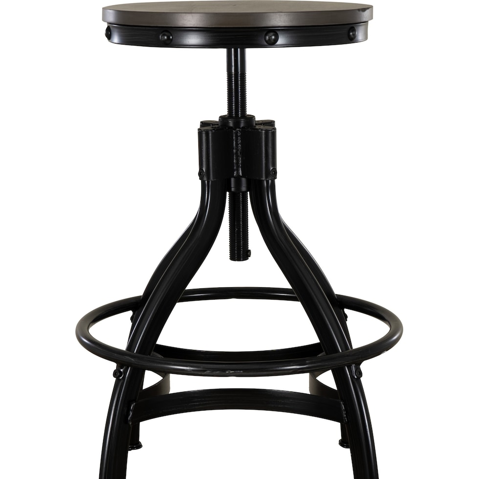 hawkford gray bar stool   