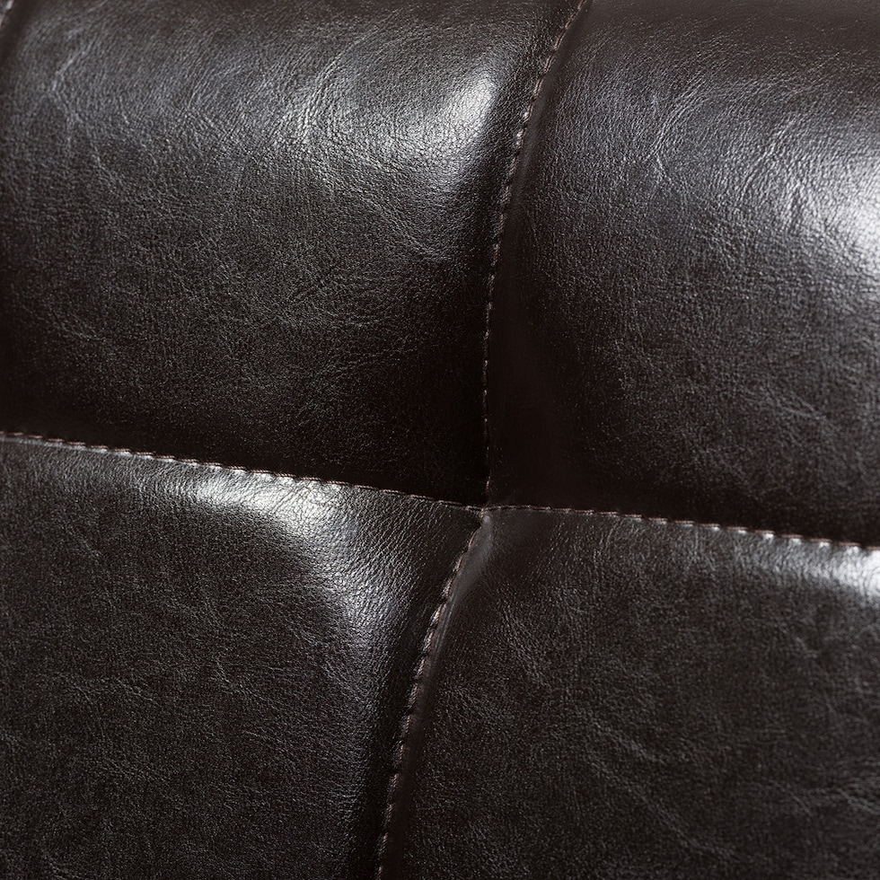 hawkins dark brown accent chair   