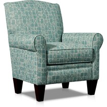 hawthorne blue accent chair   