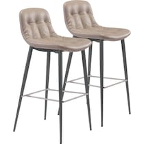 hayden light brown bar stool   