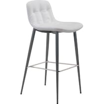 hayden white bar stool   