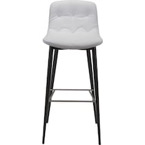 hayden white bar stool   