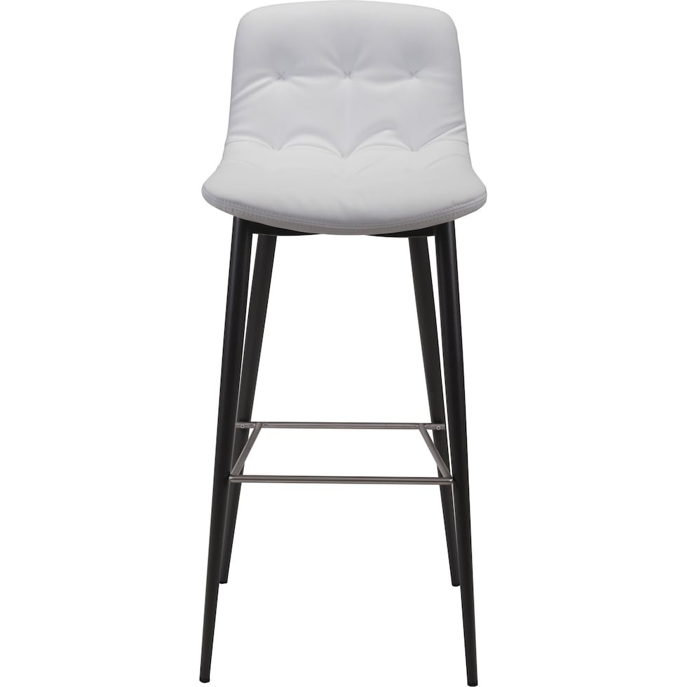 hayden white bar stool   