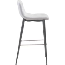 hayden white bar stool   