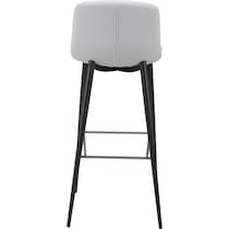 hayden white bar stool   