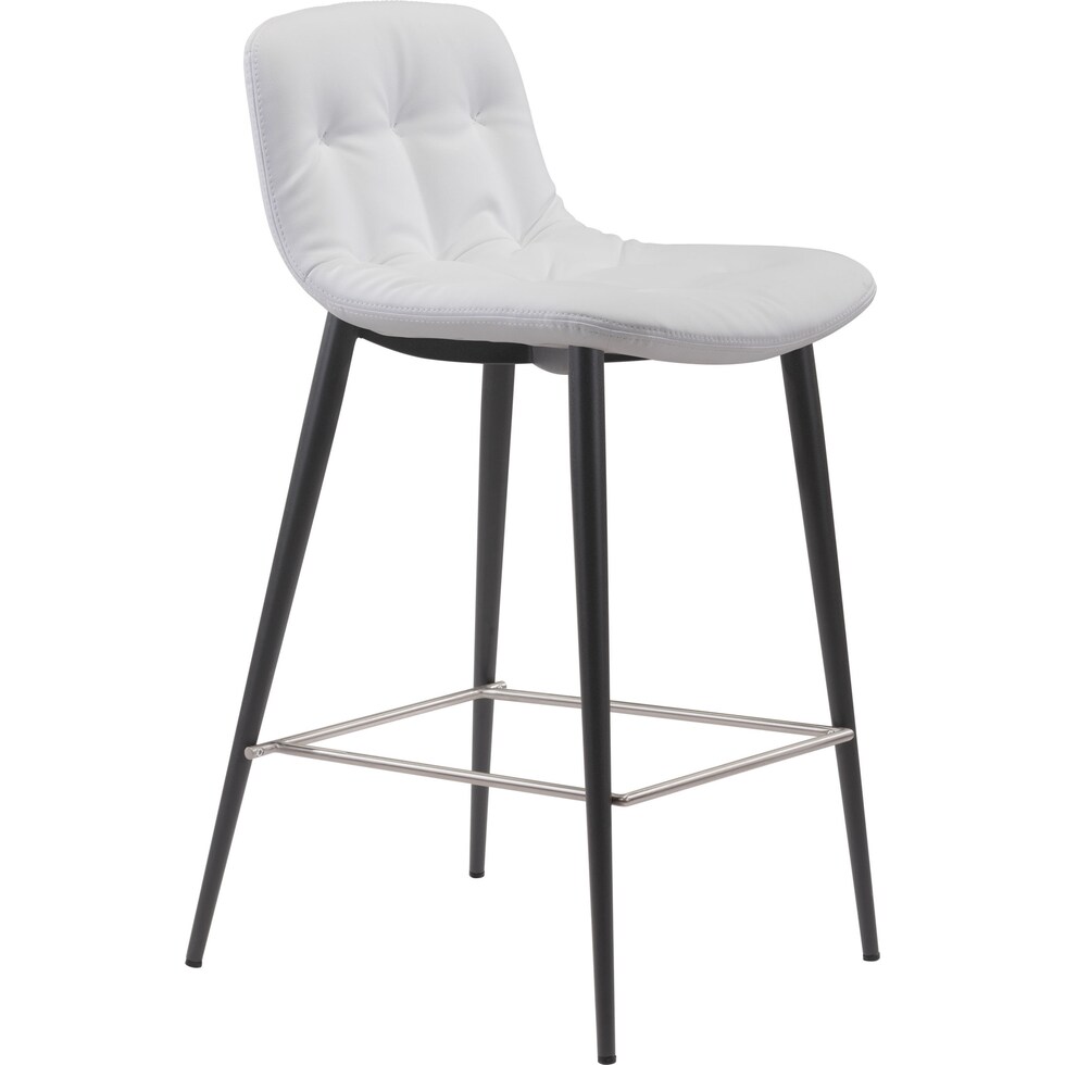 hayden white counter height stool   
