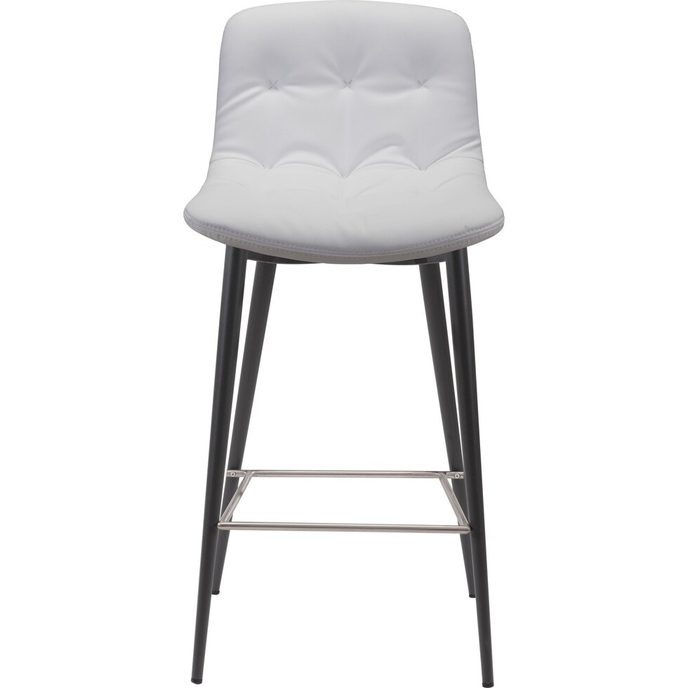 hayden white counter height stool   