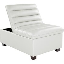 hayden white ottoman   