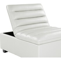 hayden white ottoman   