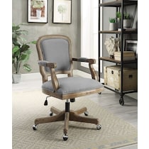 hayley gray office chair   