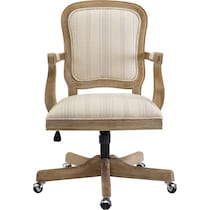 hayley light brown office chair   