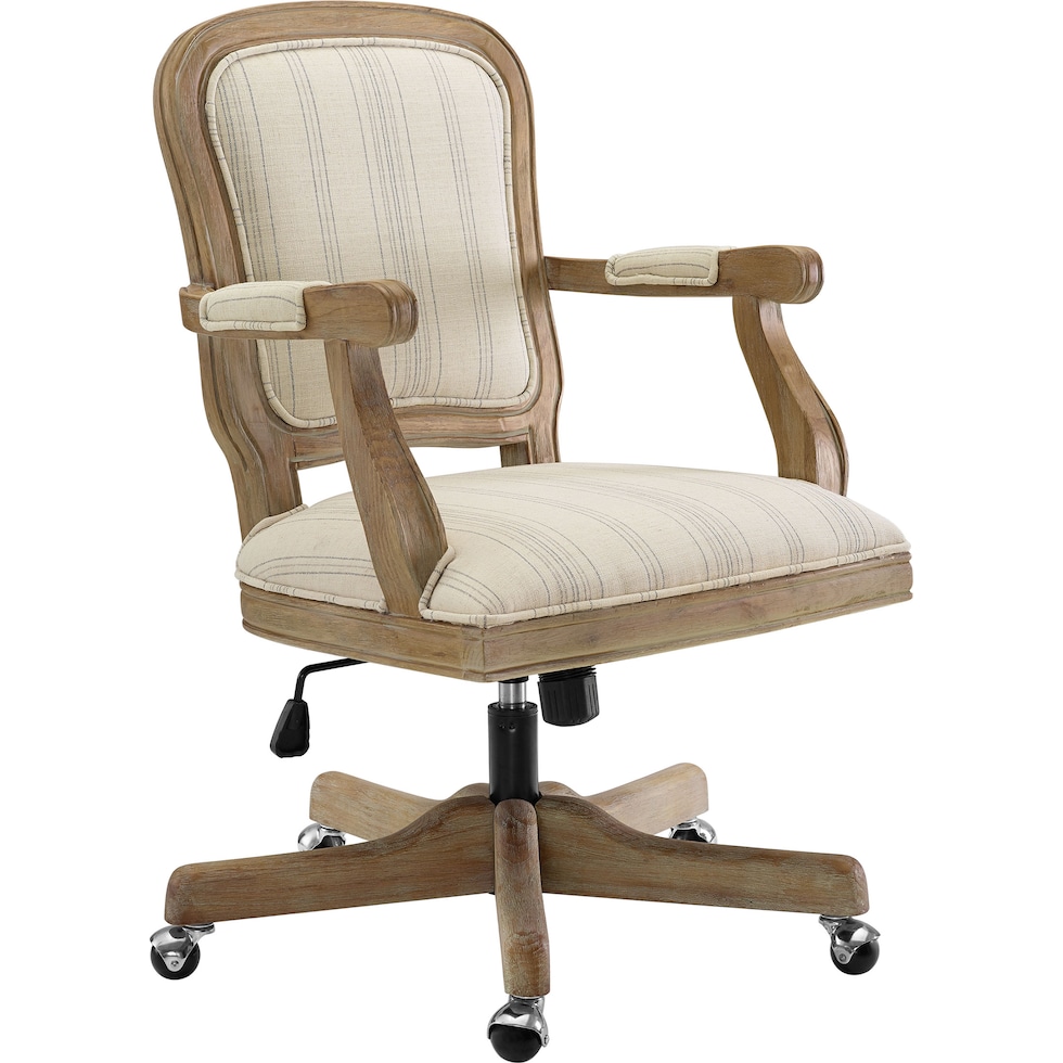 hayley light brown office chair   