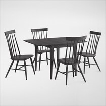 hayward black  pc dining room   