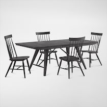 hayward black  pc dining room   