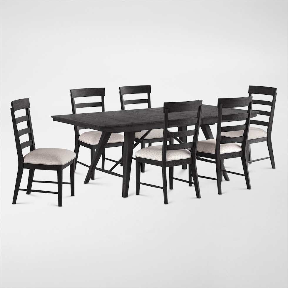 hayward black  pc dining room   