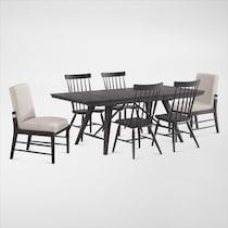 hayward black  pc dining room   