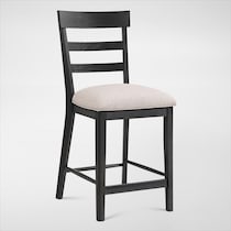 hayward black counter height stool   